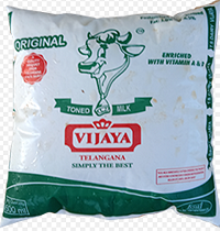 Vijay Toned Milk - 500 ml